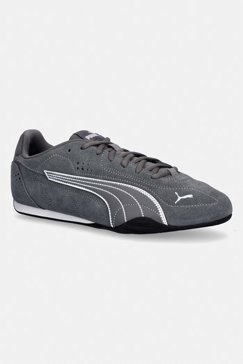 Puma sneakersy zamszowe CATCH męskie kolor szary 402681