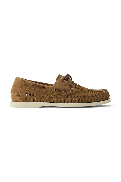 Polo Ralph Lauren mokasíny pánské kožené Mertn Bt Wvn hnědé 803P07646002