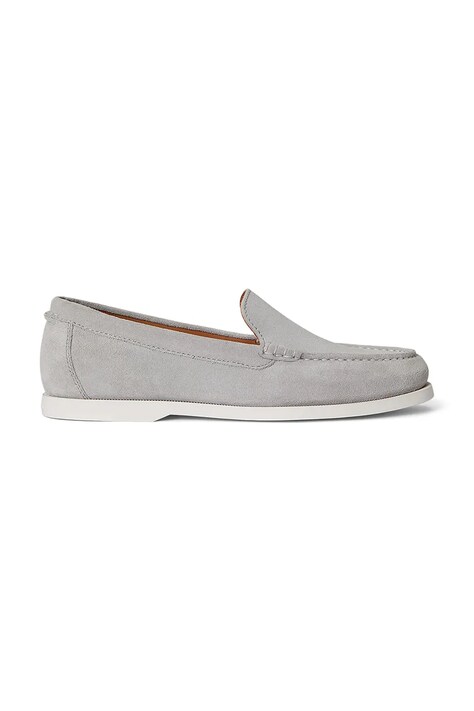 Polo Ralph Lauren loafersy męskie zamszowe Merton Vnetn szare 803P09766002
