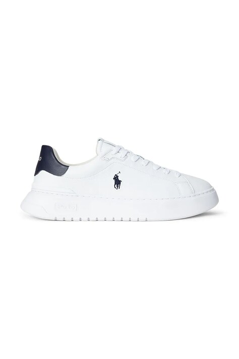 Polo Ralph Lauren sneakersy skórzane Rlite Court męskie kolor biały 809974097001