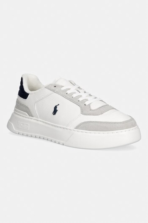 Polo Ralph Lauren Rlite Sport sneakersy męskie skórzane białe 809P07165002