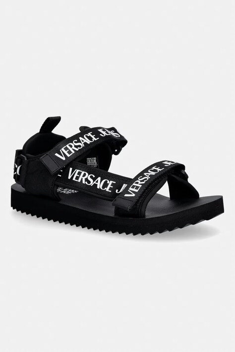 Versace Jeans Couture sandały męskie czarne 80YA3S7B ZS630 899