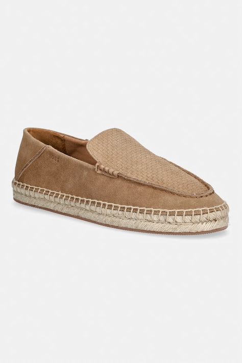 BOSS espadryle męskie zamszowe Madeira beżowe 50563149.260