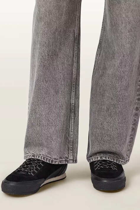 AllSaints Harri Od Low Top кросівки чоловічі шкіряні — SS26-OBM13L, чорний — фото 6
