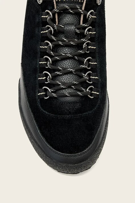 AllSaints Harri Od Low Top кросівки чоловічі шкіряні — SS26-OBM13L, чорний — фото 5