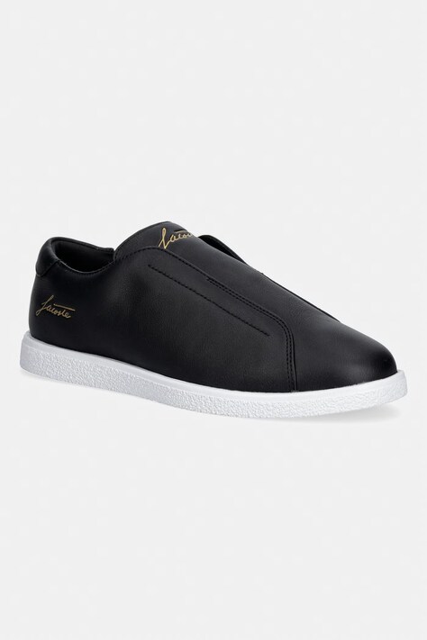 Lacoste Men Linecourt Slip-On sneakersy męskie skórzane czarne 51SMA0096
