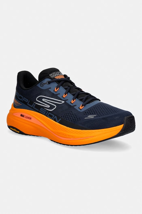 Sportovní boty Skechers MAX CUSHIONING pánské, tmavomodrá barva, 220509