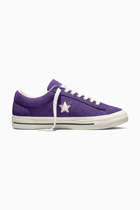 Converse sneakersy zamszowe One Star 95 męskie kolor fioletowy A16026C