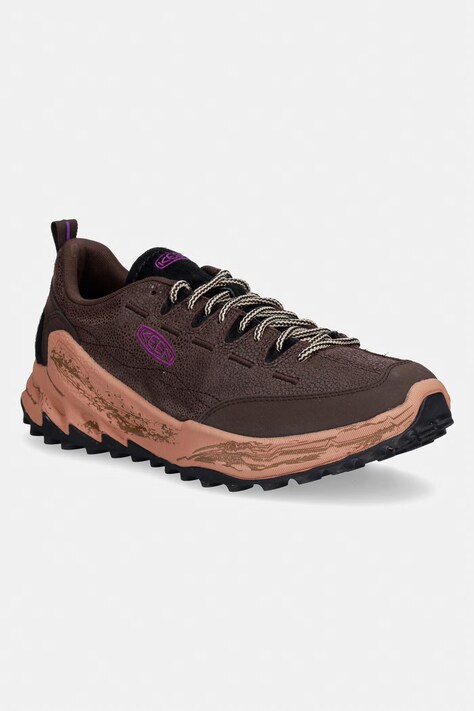 Keen Jasper Zionic sneakersy męskie skórzane brązowe 1032233