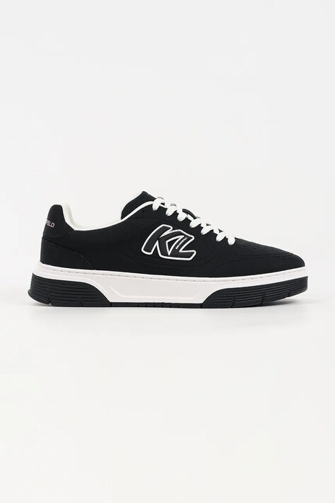 Karl Lagerfeld Kourtney sneakersy męskie skórzane czarne KL53016