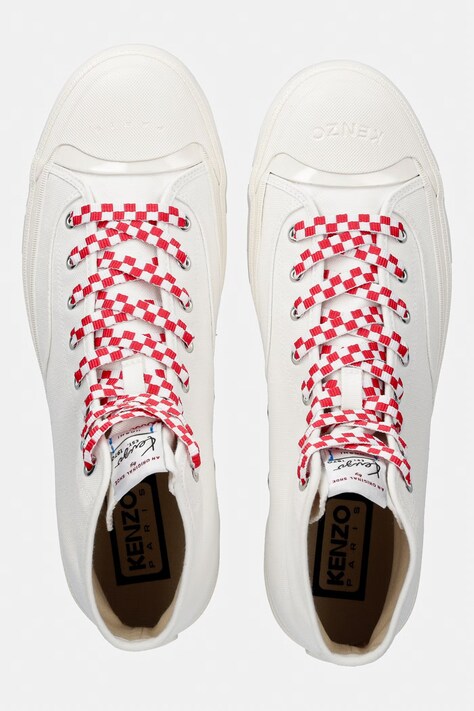 Kenzo trampki High top Sneaker kolor biały FG55SN026F50.02