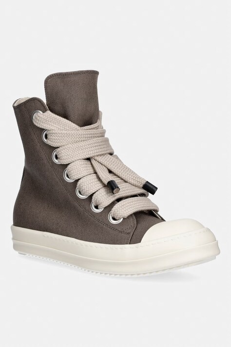 Rick Owens DRKSHDW Jumbolace кеды для мужчин коричневые высокие DU01F4818.DOW2