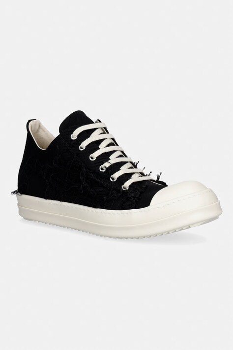Rick Owens DRKSHDW tenisówki Denim Low kolor czarny DU01F4802.SLASH