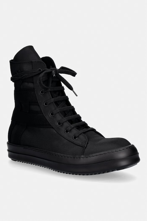 Rick Owens DRKSHDW trampki męskie czarne wysokie DU01F4807.NCVER2