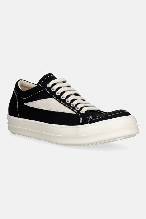 Rick Owens DRKSHDW Vintage tenisówki męskie czarne niskie DU01F4803.DOLVS