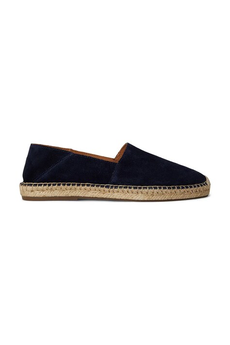 Polo Ralph Lauren SUEDE-CEVIO espadryle męskie skórzane niebieskie 803P07638002