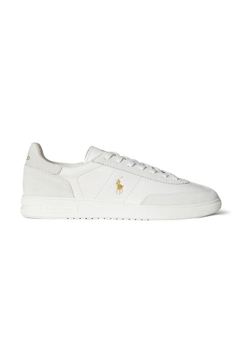 Polo Ralph Lauren sneakersy skórzane LEATHER/SUEDE-BEDFORD męskie kolor beżowy 809973701001