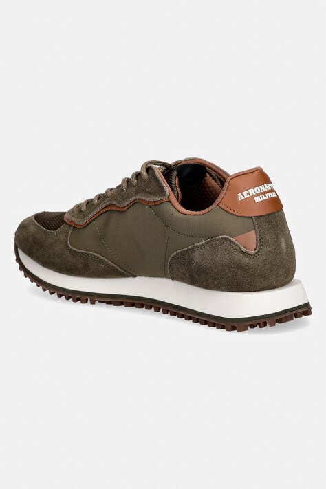 Aeronautica Militare sneakersy SNEAKERS męskie kolor zielony 261SC0320UPL00313 07254