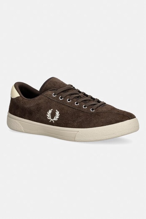 Fred Perry sneakersy męskie zamszowe brązowe B2328