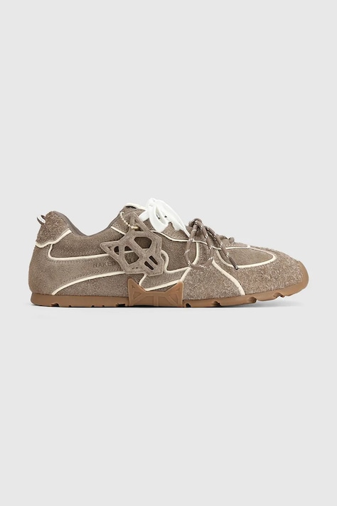 Naked Wolfe sneakers Ανδρικά δερμάτινα πράσινα Ace.Taupe