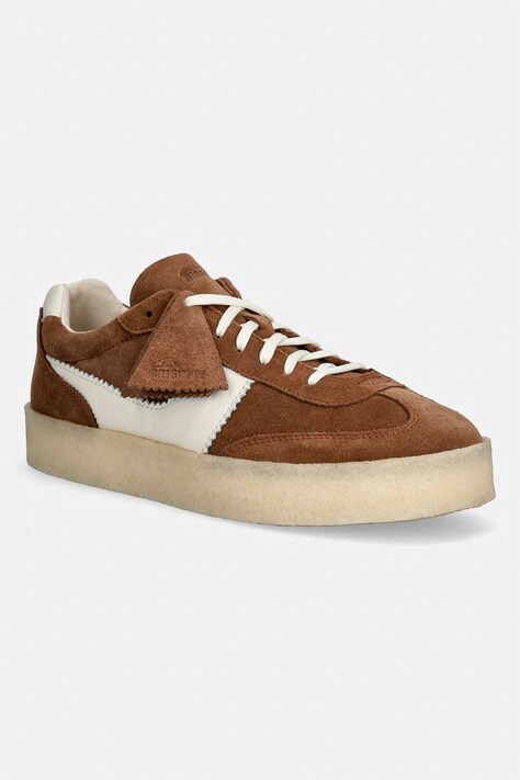 Clarks Originals Tor 80 sneakersy męskie zamszowe brązowe 26185649