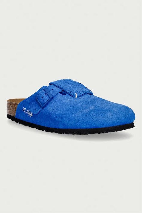 Birkenstock 1774 x ADER ERROR boston klapki mules męskie zamszowe niebieskie 1033806