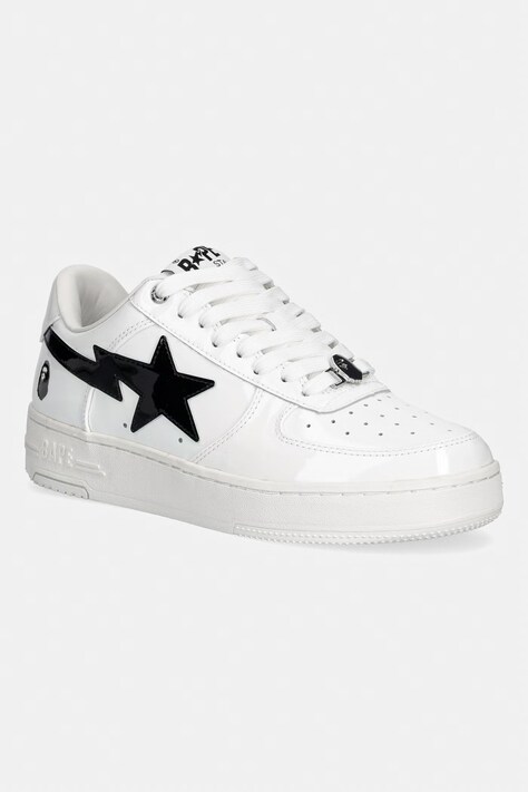 A Bathing Ape STA #2 sneakersy męskie skórzane białe 0ZXSHM302911Q