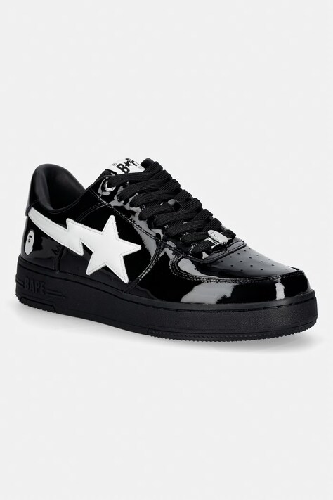 A Bathing Ape STA #2 sneakersy męskie skórzane czarne 0ZXSHM302911Q