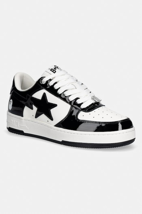 A Bathing Ape STA #1 sneakersy męskie skórzane białe 0ZXSHM301911Q