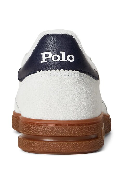 Polo Ralph Lauren sneakersy skórzane Bedford Pp kolor biały 809973701005