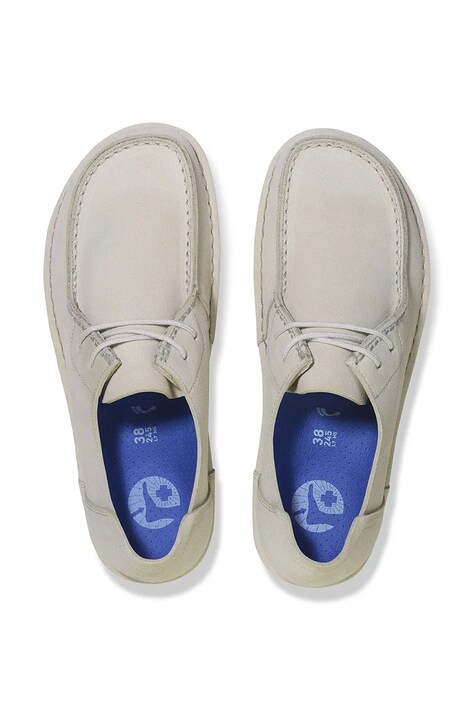 Birkenstock półbuty zamszowe Utti kolor beżowy 1029553