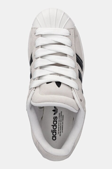 Замшеві кросівки adidas Originals Superstar ST — SS26-OBU00K, бежевий — фото 4