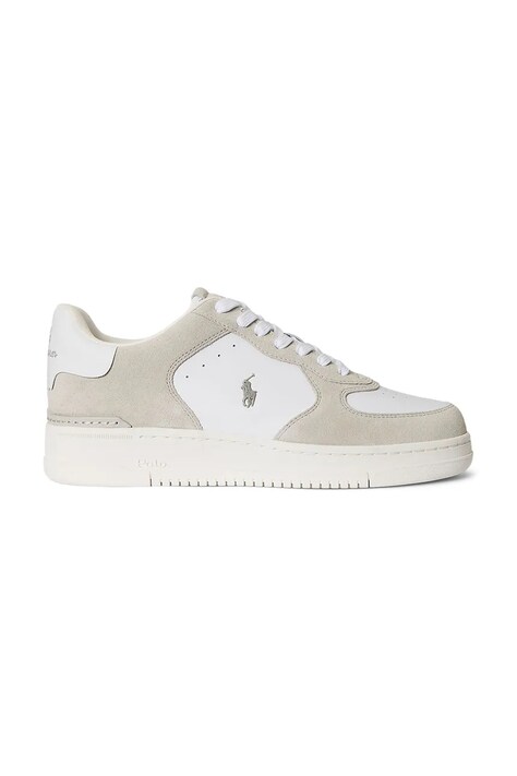 Polo Ralph Lauren Masters Crt sneakersy męskie skórzane beżowe 809P07174001