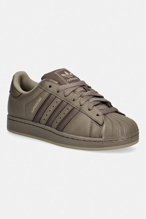 adidas Originals Superstar II sneakersy męskie skórzane zielone IH9298