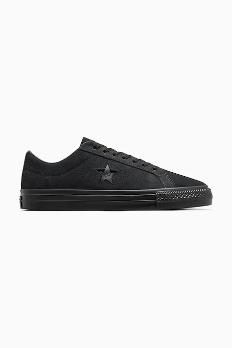 Converse tenisówki zamszowe One Star Pro kolor czarny A05320C