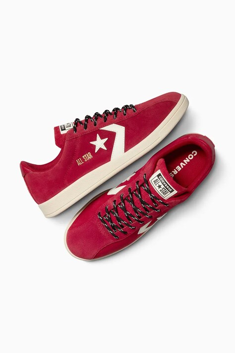 Замшеві кросівки Converse All Star Classic Trainer — SS26-OBU08Z, червоний — фото 6