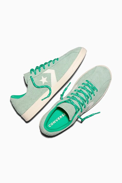Замшеві кросівки Converse All Star Classic Trainer — SS26-OBU094, бірюзовий — фото 6