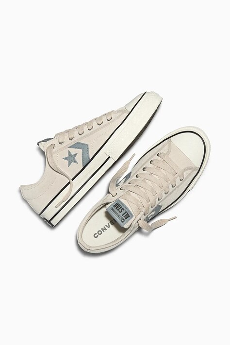 Замшеві кеди Converse Star Player 76 — SS26-OBU099, бежевий — фото 6