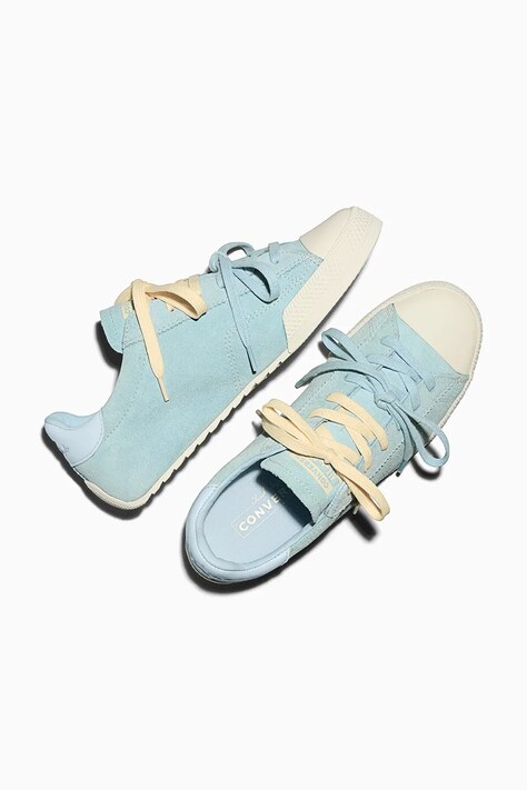 Замшеві кеди Converse Chuck Taylor Lo — SS26-OBU09E, блакитний — фото 6