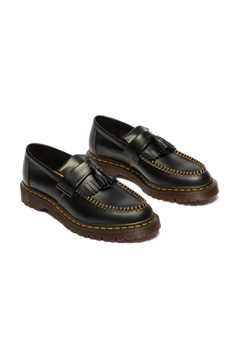 Dr. Martens mokasyny skórzane Adrian Ben Tassel Loafer czarne DM42849001