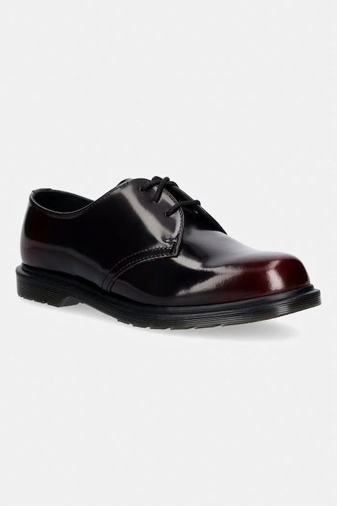 Dr. Martens половинки обувки от кожа Mayfare бордо DM42864600