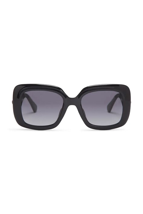 Kurt Geiger London okulary przeciwsłoneczne kwadratowe damskie Kensington czarne 5510100679