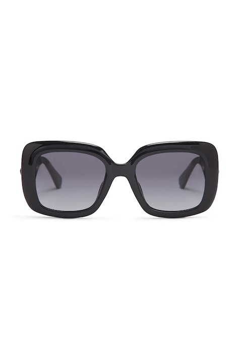 Kurt Geiger London okulary przeciwsłoneczne kwadratowe damskie Kensington czarne 5510100679