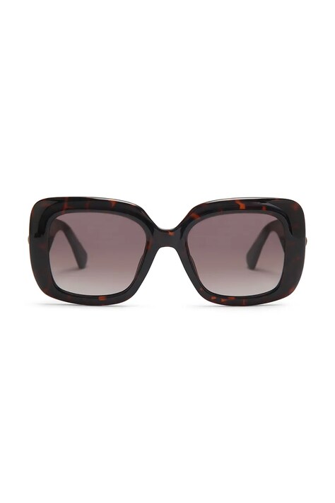 Kurt Geiger London okulary przeciwsłoneczne kwadratowe damskie Kensington brązowe 5510131679