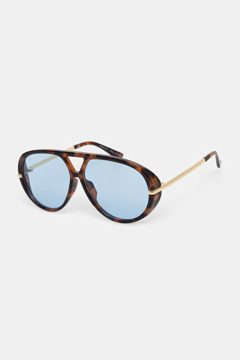 Aldo okulary przeciwsłoneczne pilotki damskie ELIIANA brązowe 14343762