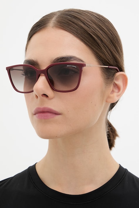 Armani Exchange okulary przeciwsłoneczne damskie bordowe 0AX4171SU