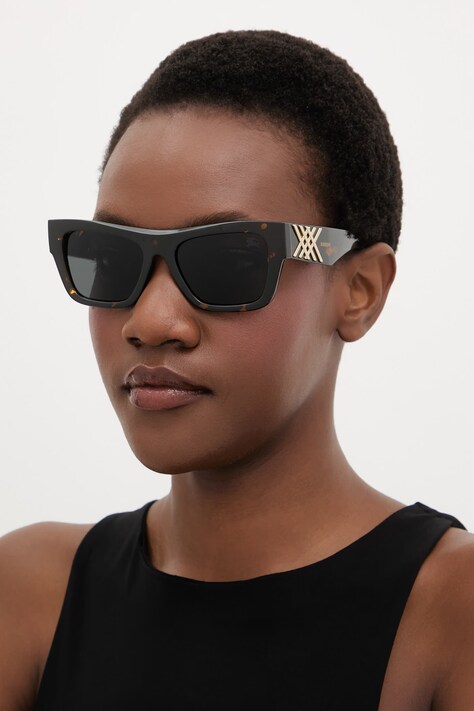 Burberry okulary przeciwsłoneczne damskie czarne 0BE4490U