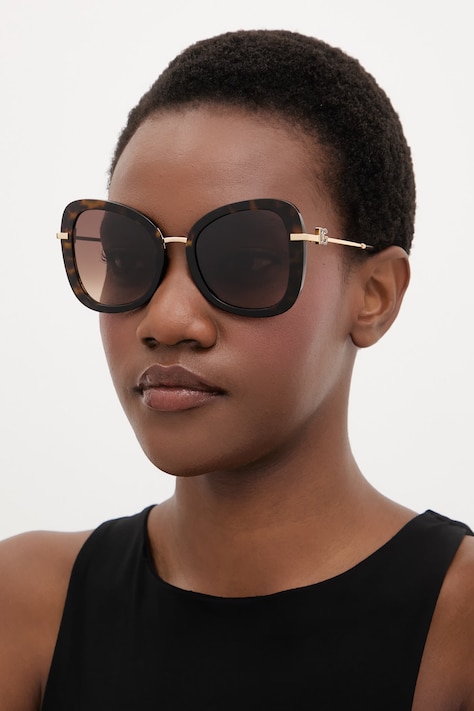 Dolce & Gabbana okulary przeciwsłoneczne damskie brązowe DG4535