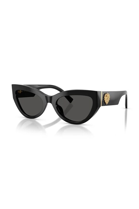 Dolce & Gabbana okulary przeciwsłoneczne kocie oczy damskie czarne 0DG4536