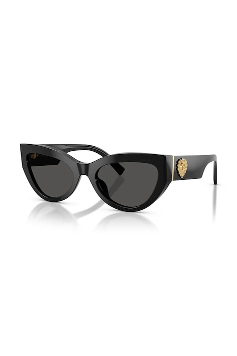 Dolce & Gabbana okulary przeciwsłoneczne kocie oczy damskie czarne 0DG4536